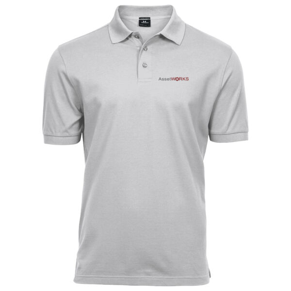 Assetworks Mens Polo - White Thumbnail