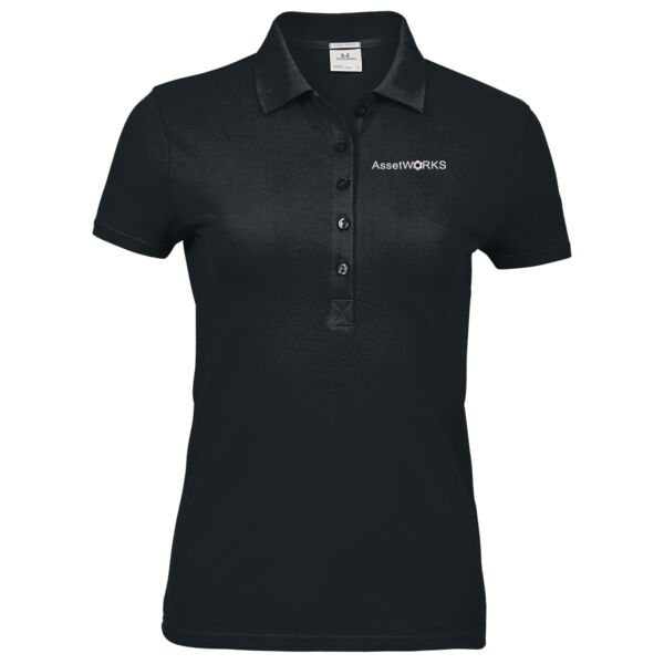 Assetworks Ladies Polo - Black Thumbnail