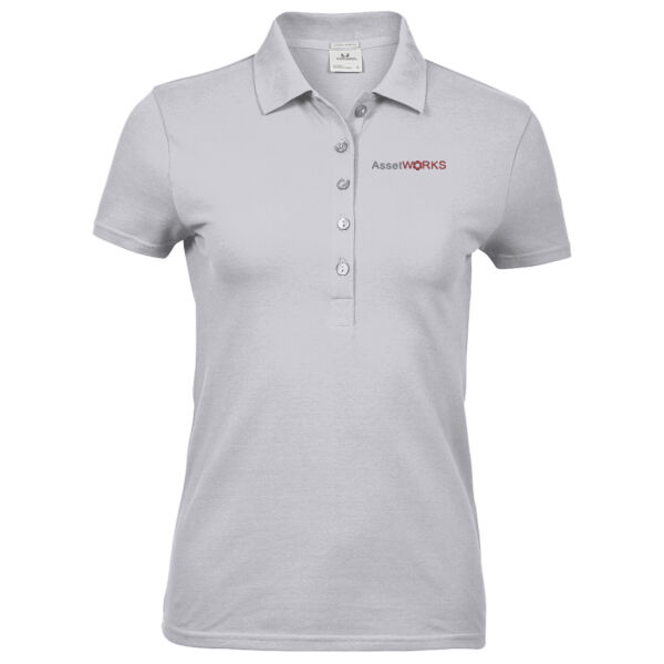 Assetworks Ladies Polo - White Thumbnail