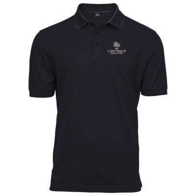 Lightbulb Analytics Mens Polo - Black Thumbnail