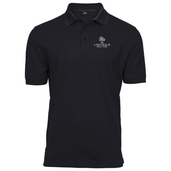 Lightbulb Analytics Mens Polo - Black Thumbnail