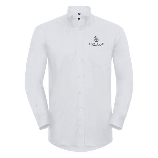 Lightbulb Analytics Mens Shirt - White Thumbnail